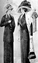 Дамские костюмы 1912 г.