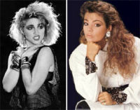 Мадонна и Сандра - поп-певицы 1980-х.
